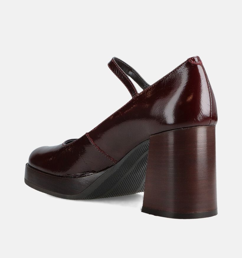 Laurent David Bordeaux Pumps met Bandje voor dames (381305)