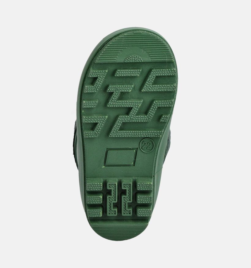 Xplor Rainboot Bottes de Pluie doublées en Vert pour filles, garçons (360162) - pour semelles orthopédiques