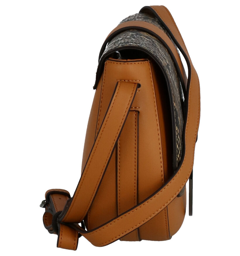 Laurent David Cavalaire Gele Crossbody Tas in kunstleer (259990)