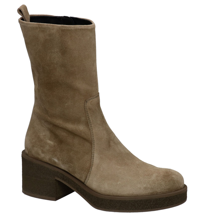 Zinda Bottes courtes en Vert kaki pour femmes (298906)
