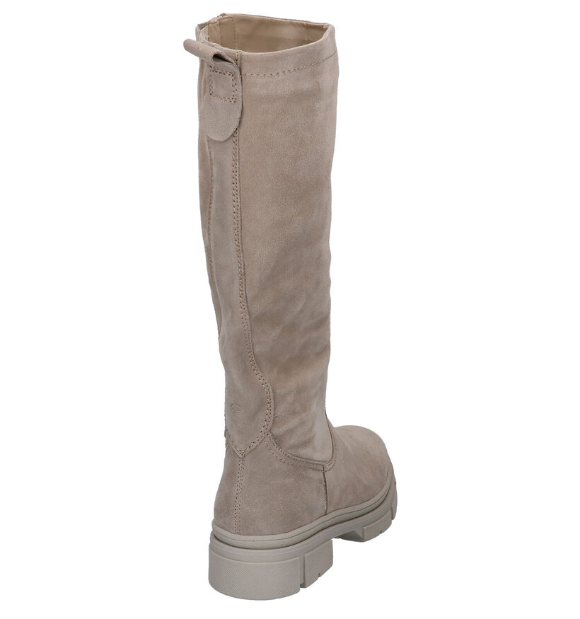 Tamaris Touch It Bottes en Beige en daim (297100)