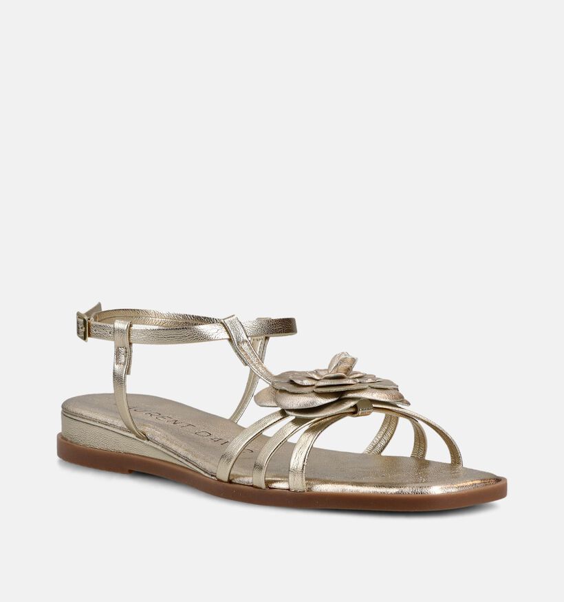 Laurent David Sandales plates en Or pour femmes (373556)