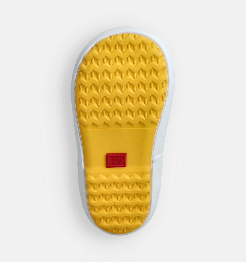 Bergstein Classic Bottes de pluie en Jaune pour filles, garçons (373241) - pour semelles orthopédiques