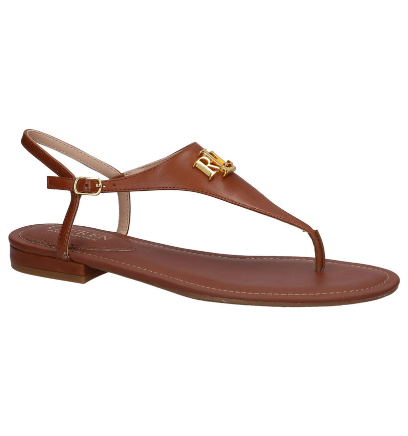 Lauren Ralph Lauren Ellington Sandales en Cognac en cuir (291440)