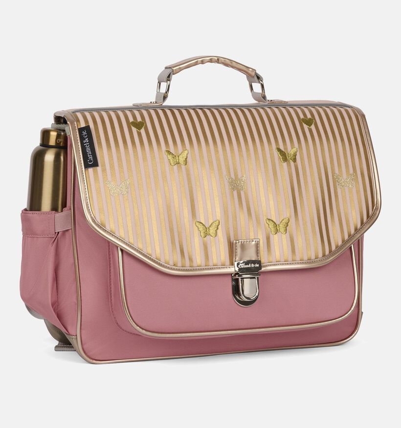 Caramel & cie. Sonatta Roze/Gouden Boekentas voor meisjes (373704)