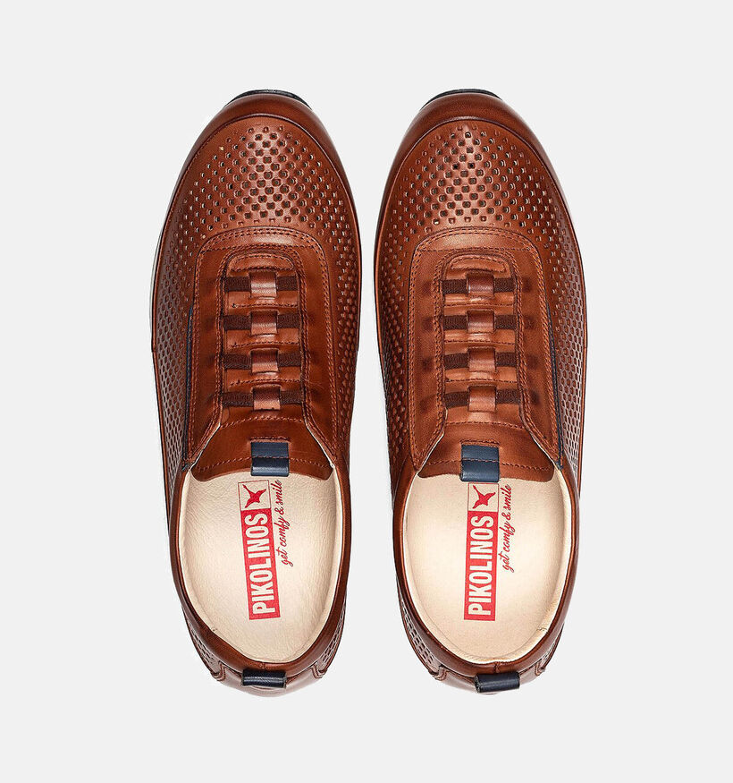 Pikolinos Liverpool Mocassins en Cognac pour hommes (355437) - pour semelles orthopédiques