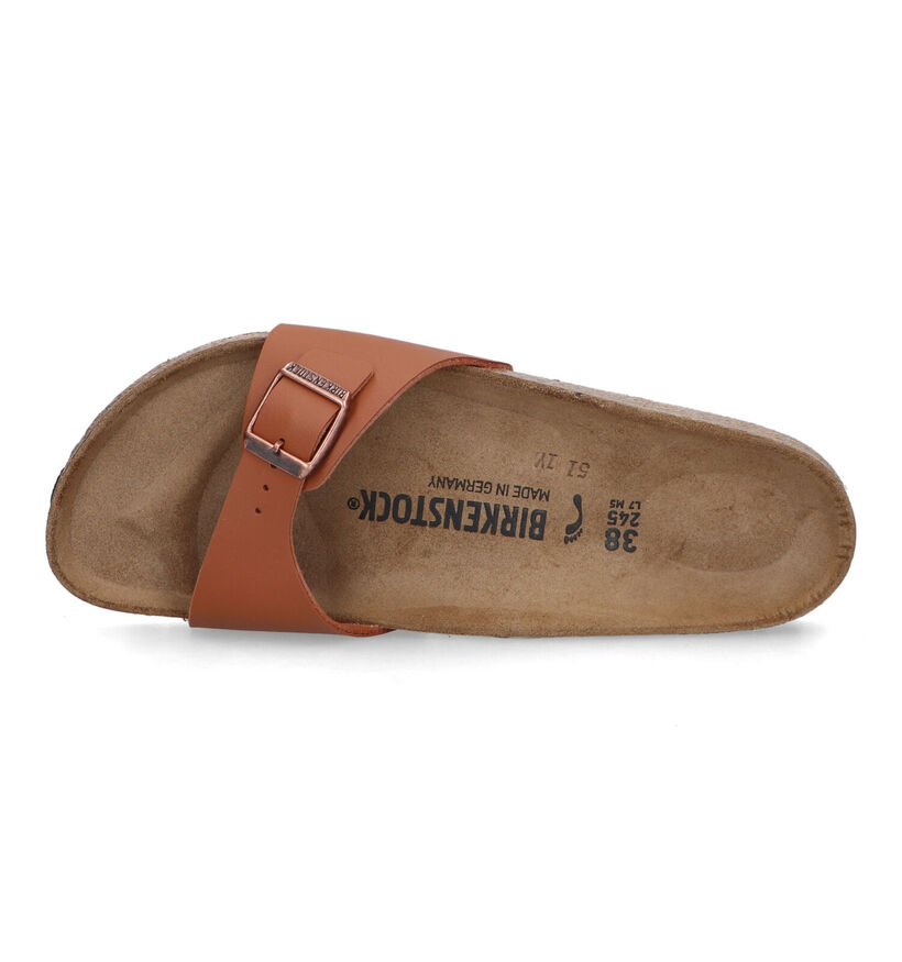 Birkenstock Madrid Birko-Flor Witte Slippers voor dames (338044)