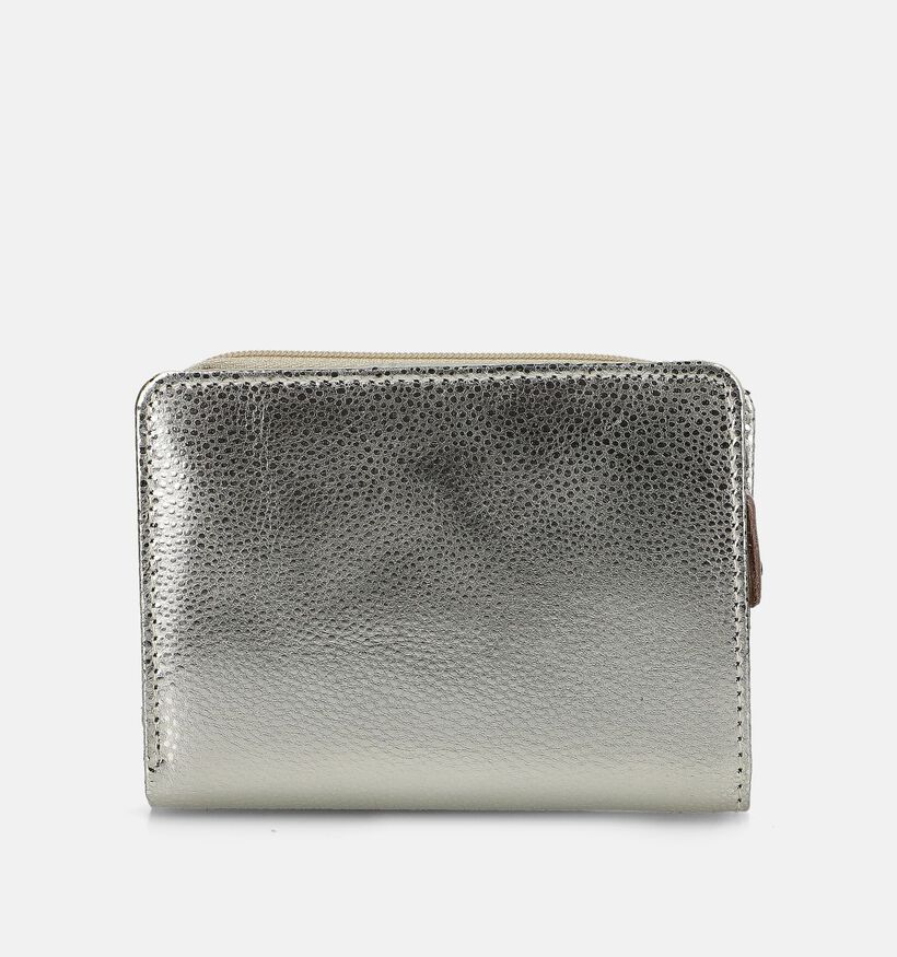 Crinkles Gouden Ritsportemonnee voor dames (373846)