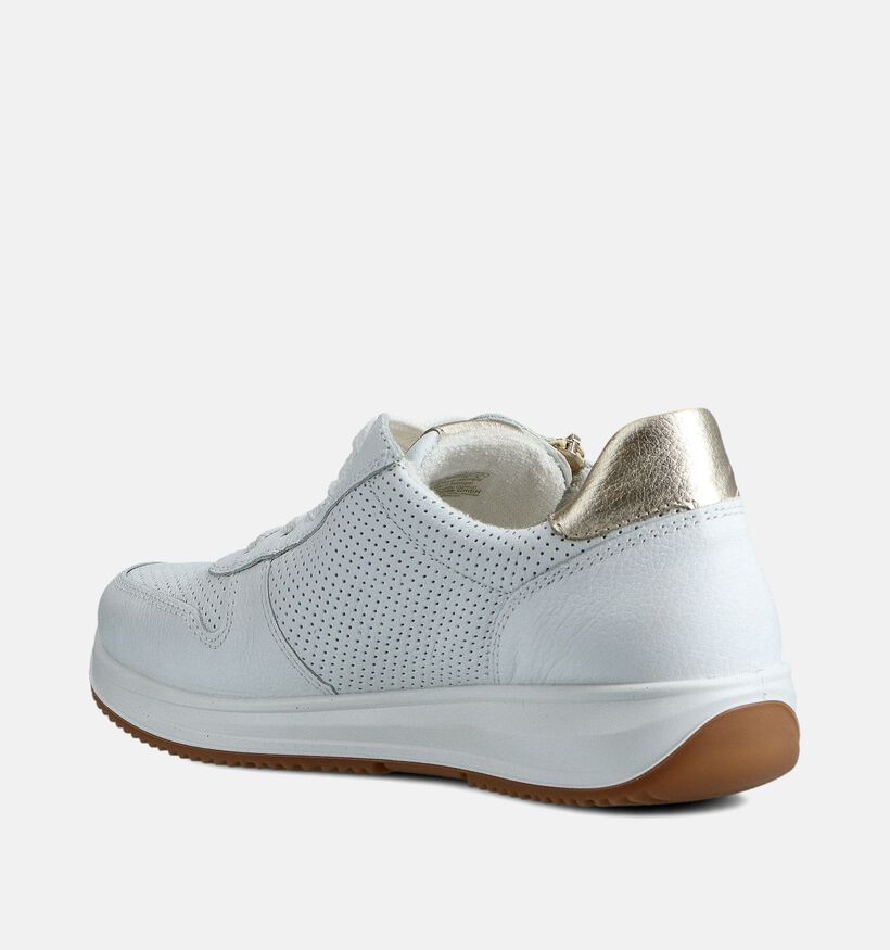 Ara Osaka 3.0 Witte Sneakers met Rits voor dames (370792) - geschikt voor steunzolen