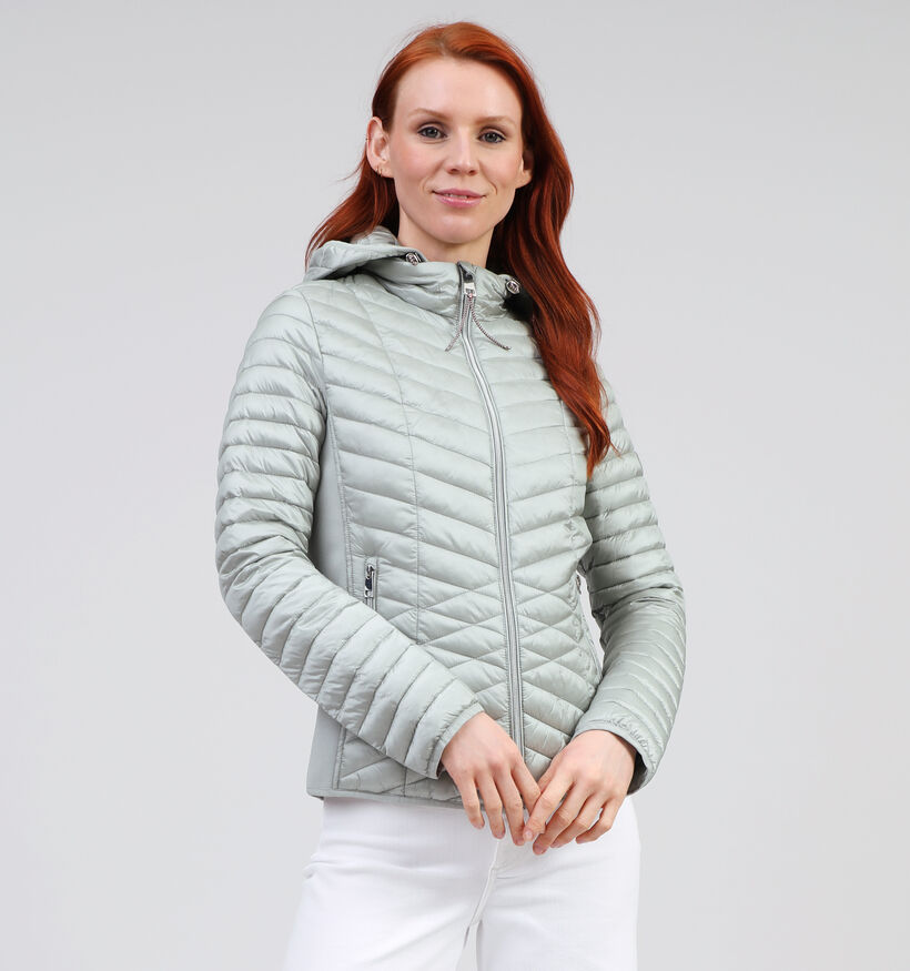 Barbara Lebek Groene Korte Regenjas voor dames (355422)
