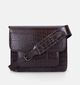 Hvisk Cayman Pocket Trace Bruine Crossbody Tas voor dames (334445)