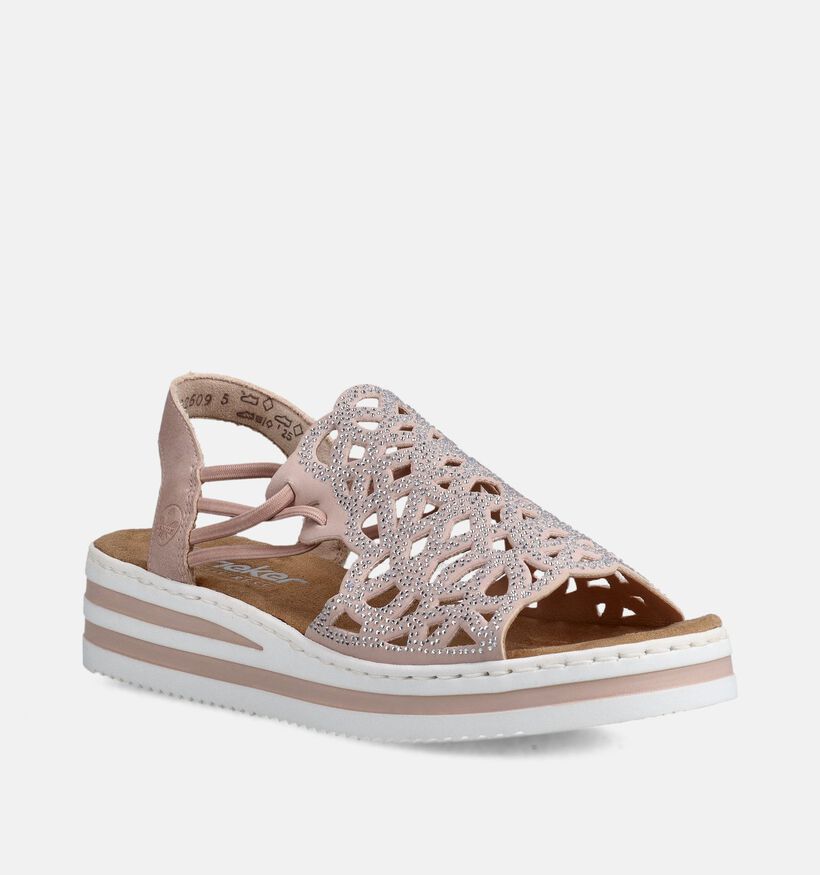 Rieker Roze Sandalen voor dames (370424)