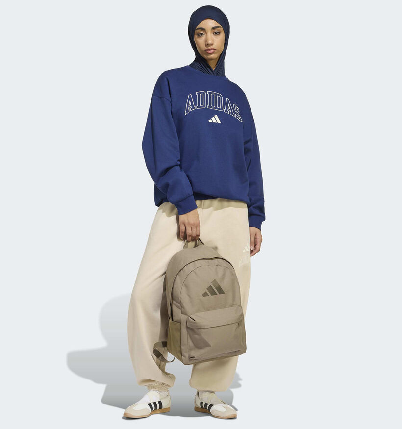 adidas Classic Bars Sac &agrave; dos en Taupe pour filles, gar&ccedil;ons (377442)
