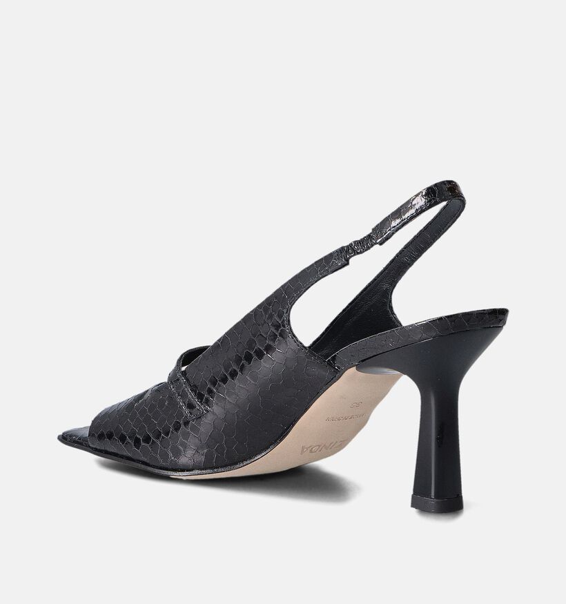 Zinda Sandales à Talons en Noir pour femmes (357664)