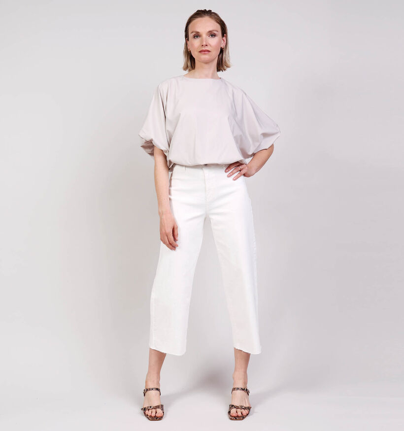 Vero Moda Wild Kayla 7/8 Witte Culotte Broek voor dames (369371)