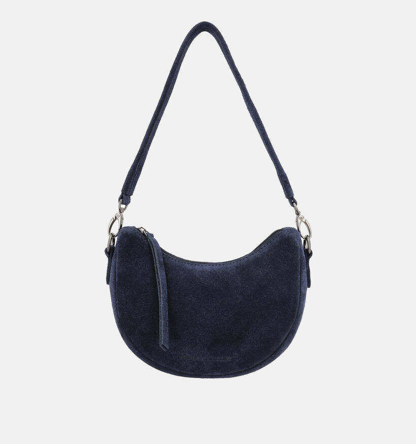 Hide & Stitches Donkerblauwe Schoudertas voor dames (374215)