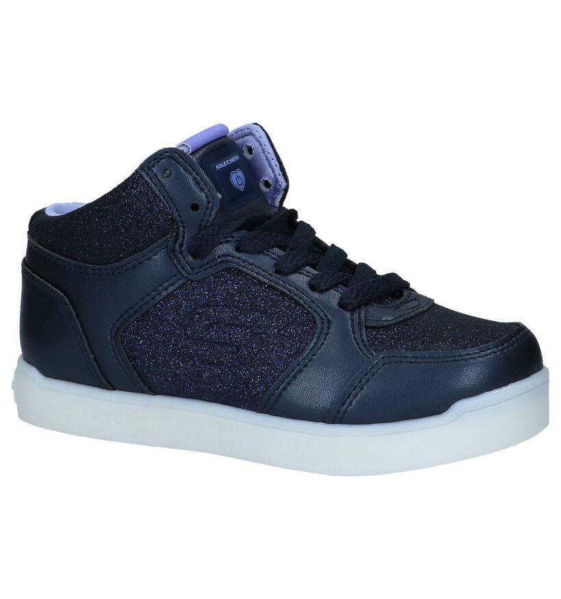 Skechers Baskets basses en Or en simili cuir (222866)