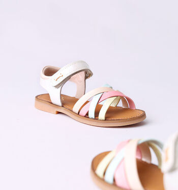 STONES and BONES Sandales Beige/Rose