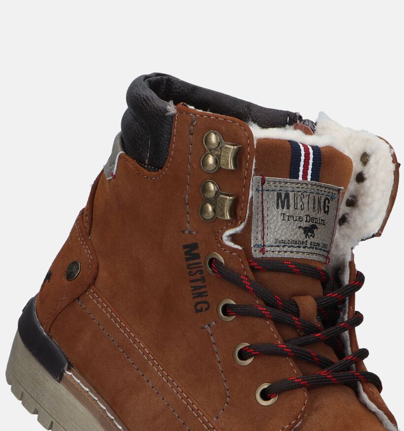 Mustang Bruine Veterboots voor heren (329587)