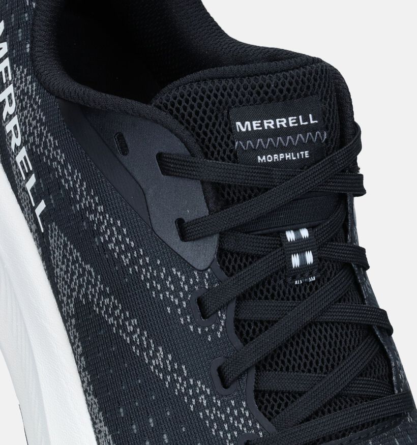 Merrell Morphlite Zwarte Wandelschoenen voor heren (341911) - geschikt voor steunzolen