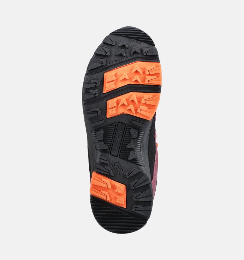 Icepeak Aura Lc Ms Chaussures de randonn&eacute;e en Noir/Violet pour femmes (378577) - pour semelles orthop&eacute;diques