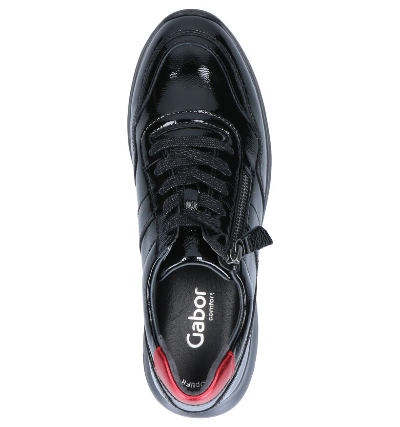 Gabor OptiFit Chaussures basses en Noir en verni (260090)