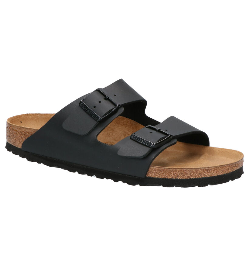 Birkenstock Arizona Nu-pieds en Noir pour hommes (213368)