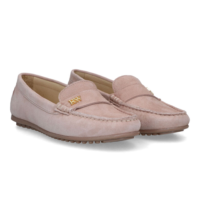 River Woods Letje Mocassins en Beige en nubuck (325837)