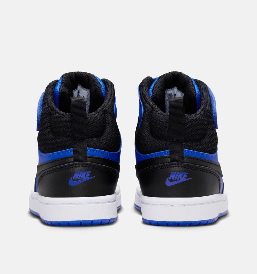 Nike Court Borough Mid 2 Baskets en Bleu pour filles, garçons (359810)