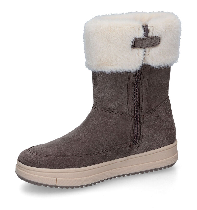 Geox Rebecca Blauwe Korte Laarzen in faux fur (317658)