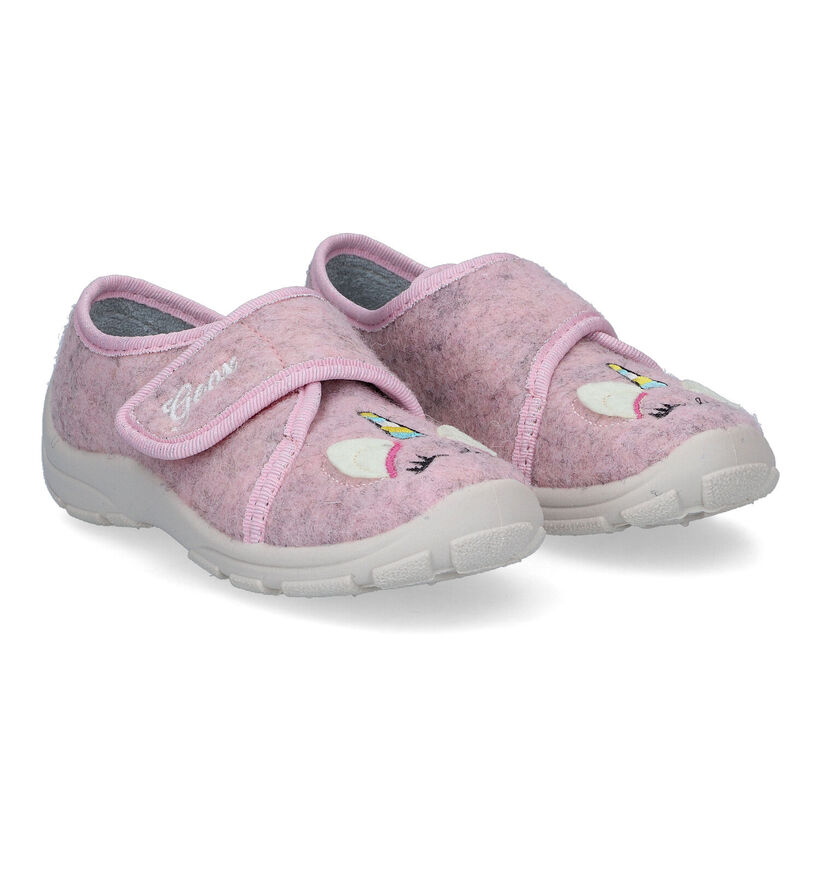 Geox Nymel Pantoufles en Rose pour filles (313609)