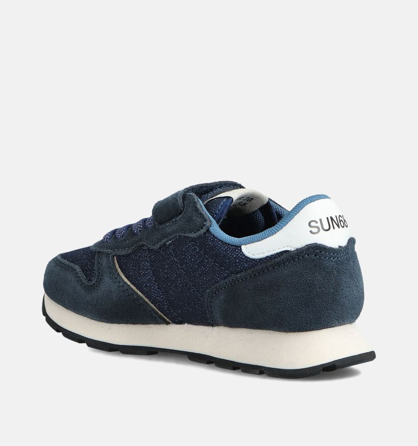 Sun68 Baskets en Bleu pour filles (362144) - pour semelles orthopédiques