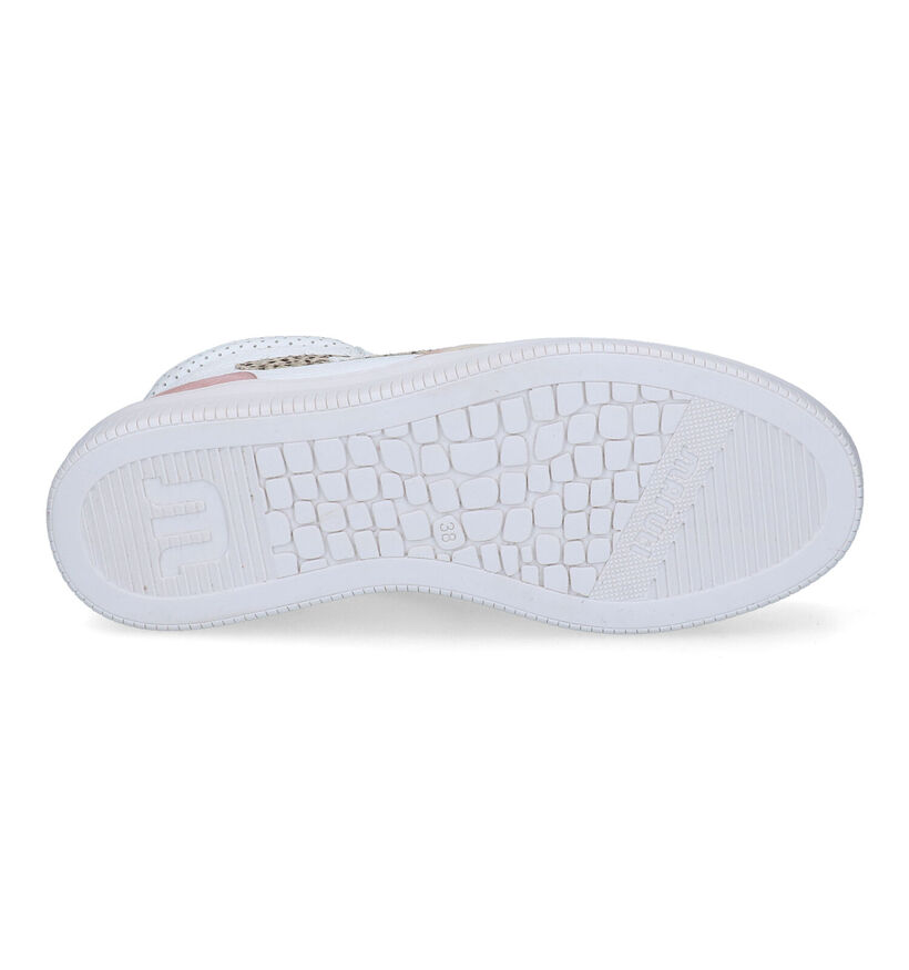 Maruti Mona Witte Hoge Sneakers voor dames (307891) - geschikt voor steunzolen