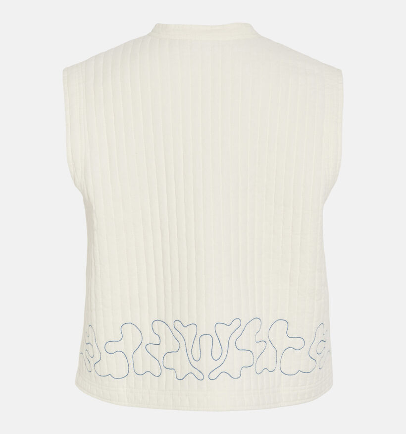 Vila Vesti Waistcoat Veste sans manches en Beige pour femmes (369470)