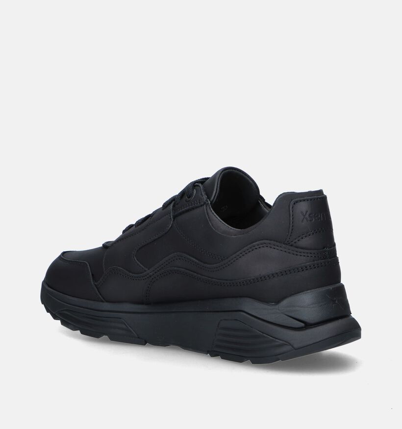 Xsensible Golden Gate Chaussures à lacets en Noir pour hommes (348060) - pour semelles orthopédiques