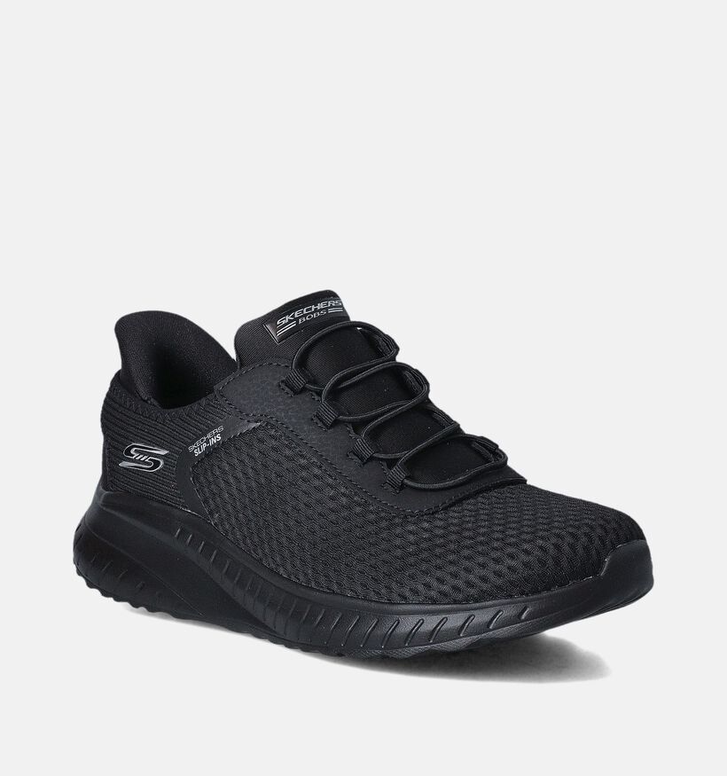 Skechers Bobs Sport Squad Slip-ins en Noir pour femmes (353637)