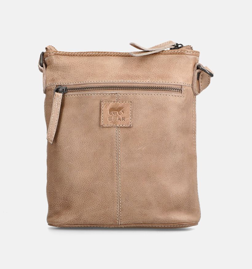 Bear Design Braided Beige Crossbodytas voor dames (375804)
