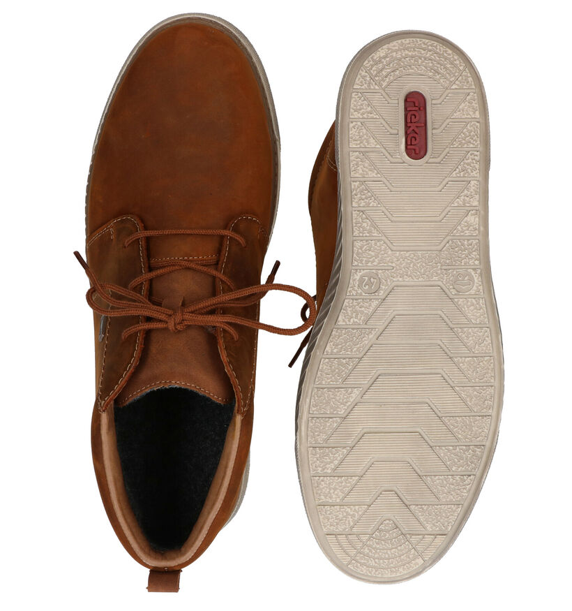 Rieker Chaussures hautes en Cognac en nubuck (281824)