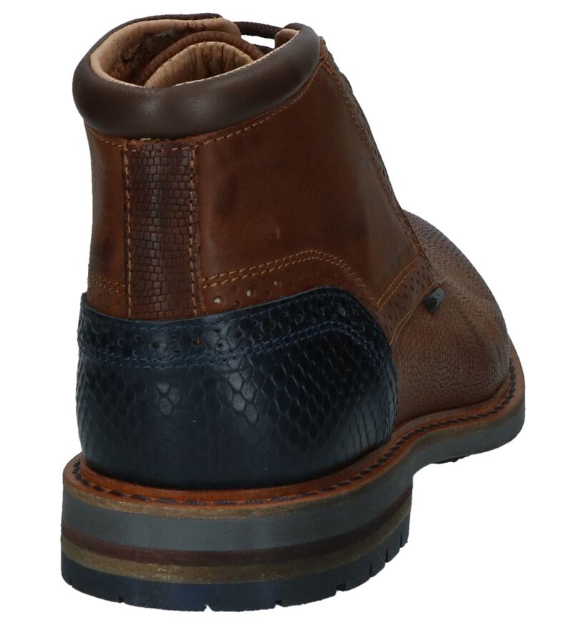 Scapa Donker Bruine Geklede Boots, , pdp