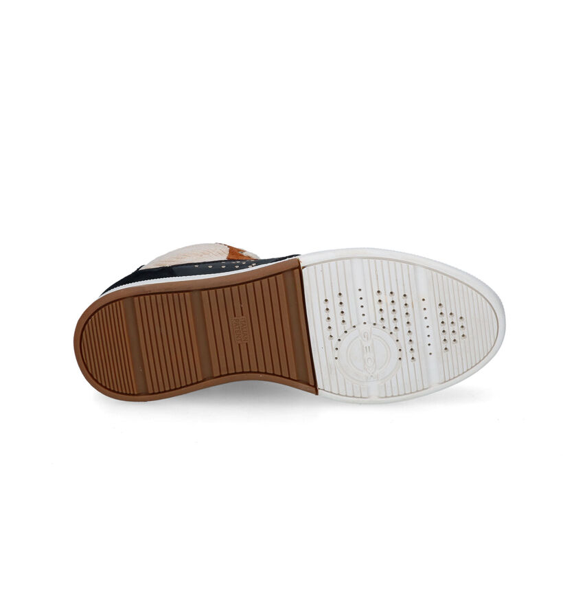 Geox Meleda Baskets en Ecru pour femmes (313664) - pour semelles orthopédiques