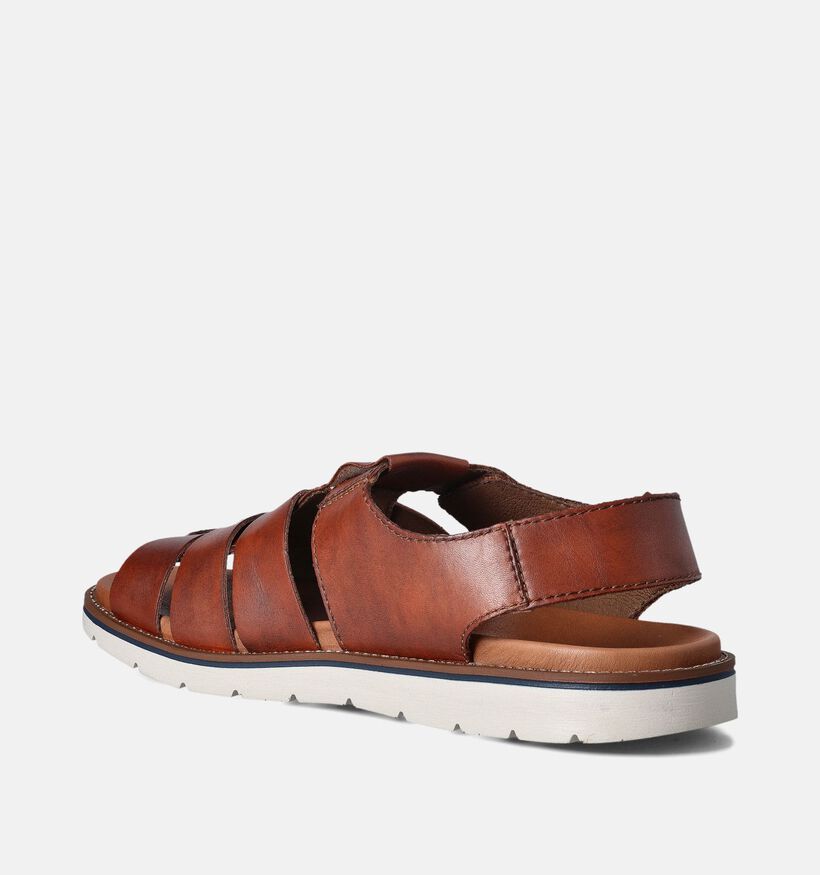 Rieker Sandales en Cognac pour hommes (354822)