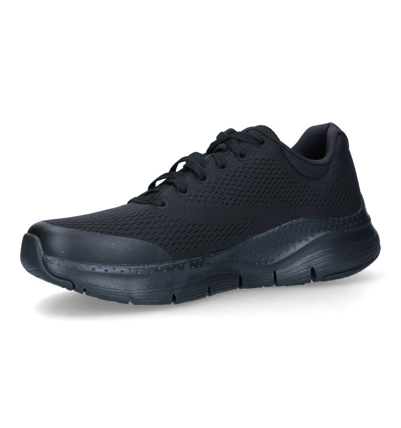 Skechers Arch Fit Baskets en Noir pour hommes (319534) - pour semelles orthopédiques