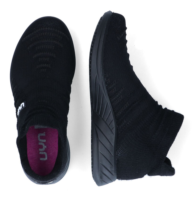 UYN X-Cross Baskets en Noir pour femmes (303139) - pour semelles orthopédiques