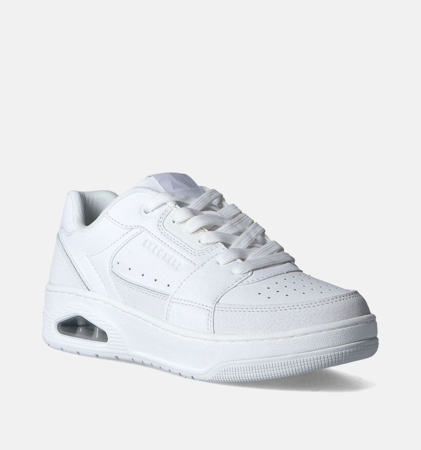 Skechers Uno Court Courted Style Witte Sneakers voor dames (352270)