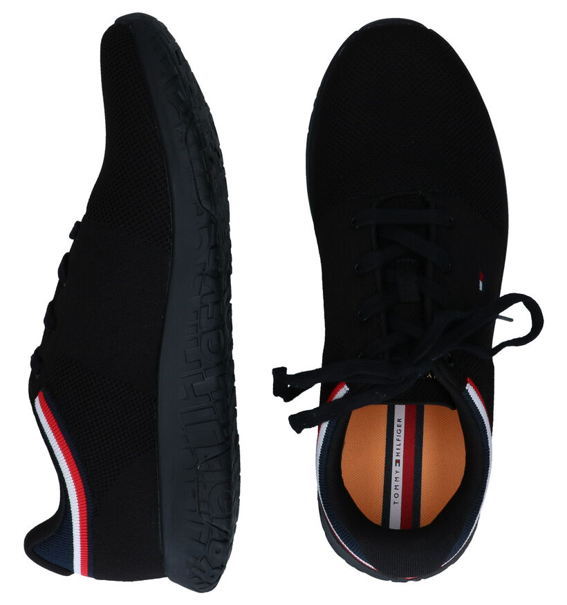 Tommy Hilfiger Lightweight Zwarte Sneakers in stof (293034)