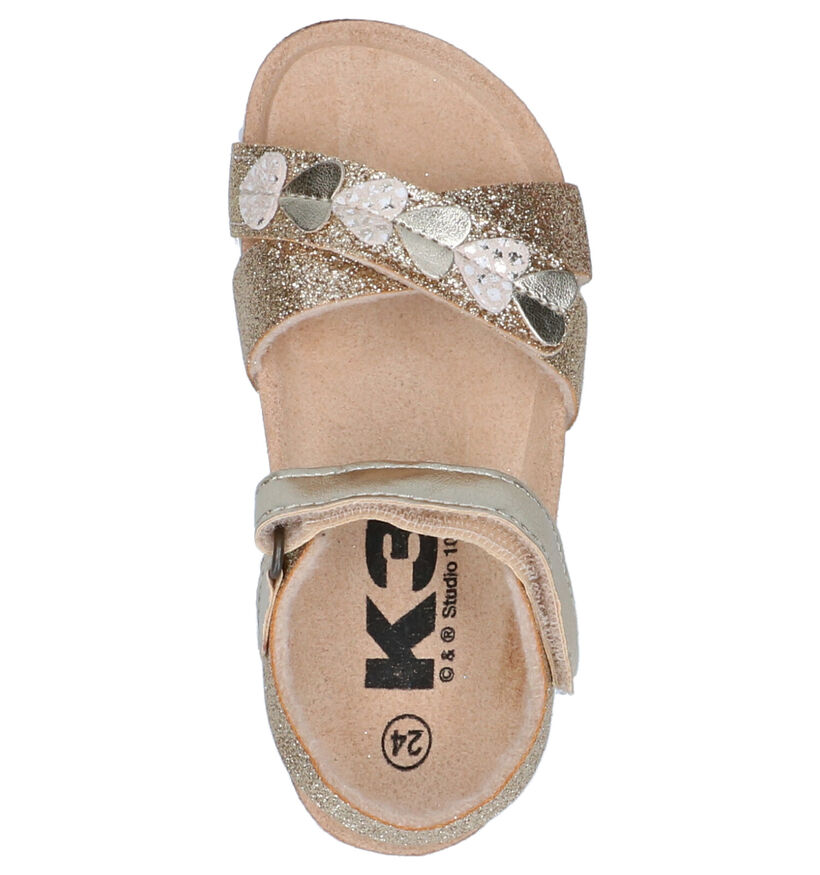 K3 Sandales en Or en simili cuir (272264)