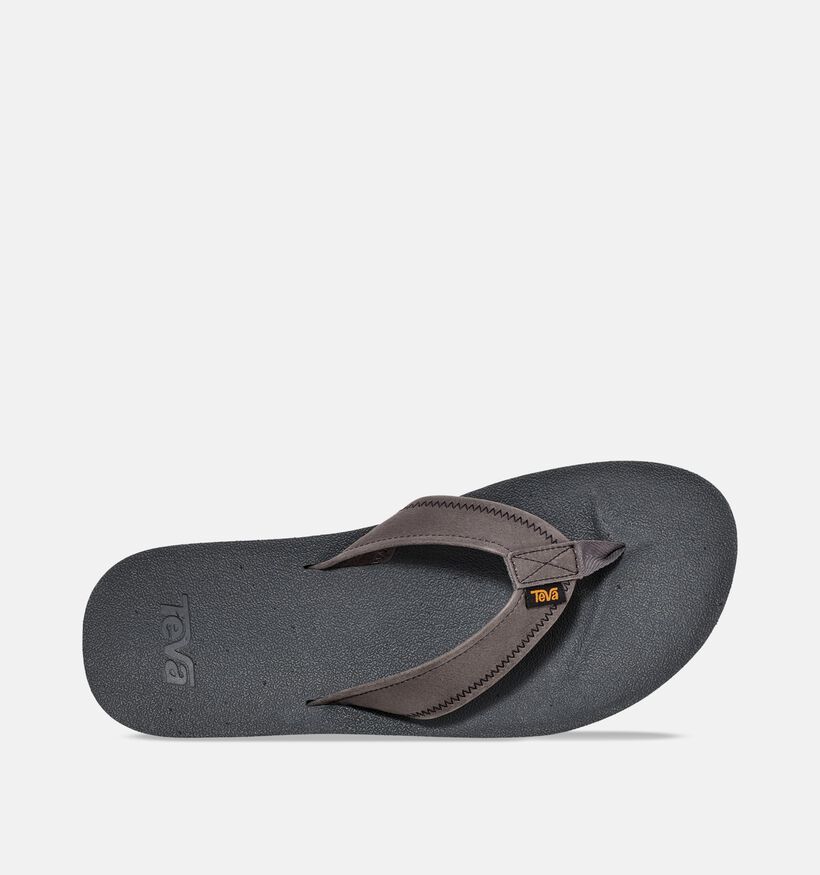 Teva Reflip Leather Tongs en Gris pour hommes (366020)
