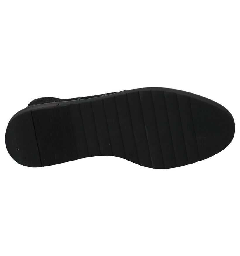 Sergio Turri Bottines à lacets en Noir en daim (233030)