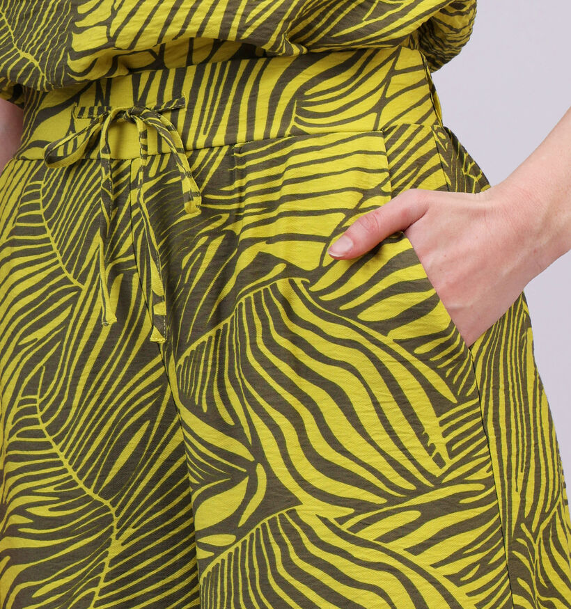 Vila Alinia Gele Wijde Broek voor dames (357346)