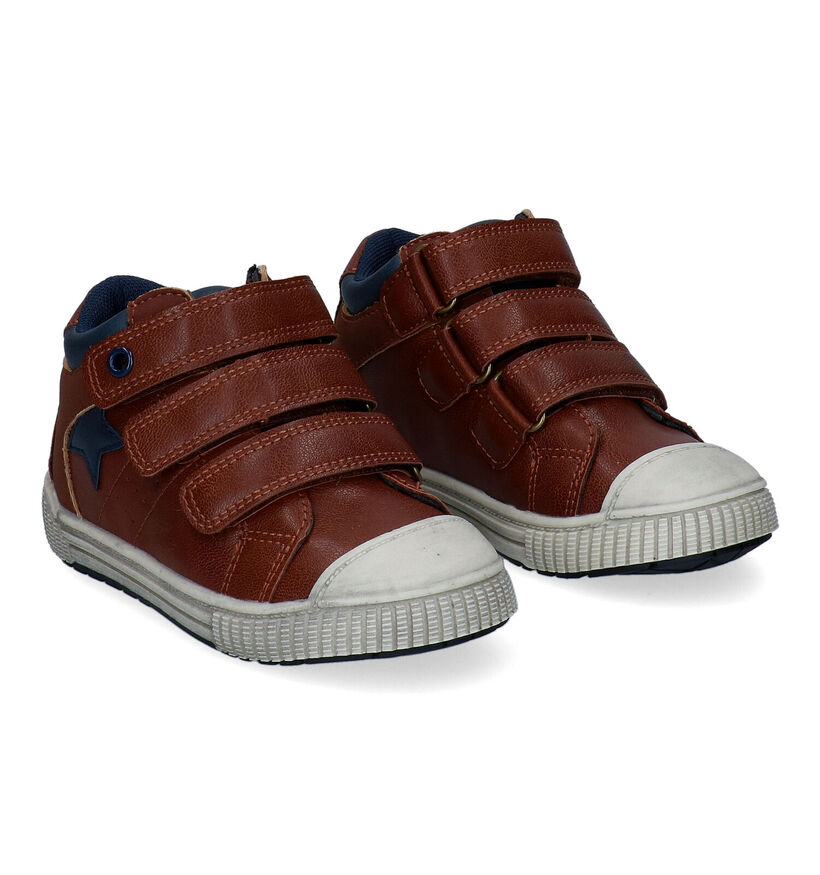Milo & Mila Chaussures hautes en Cognac en simili cuir (297258)